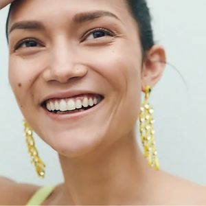 Sparkly waterfall earrings